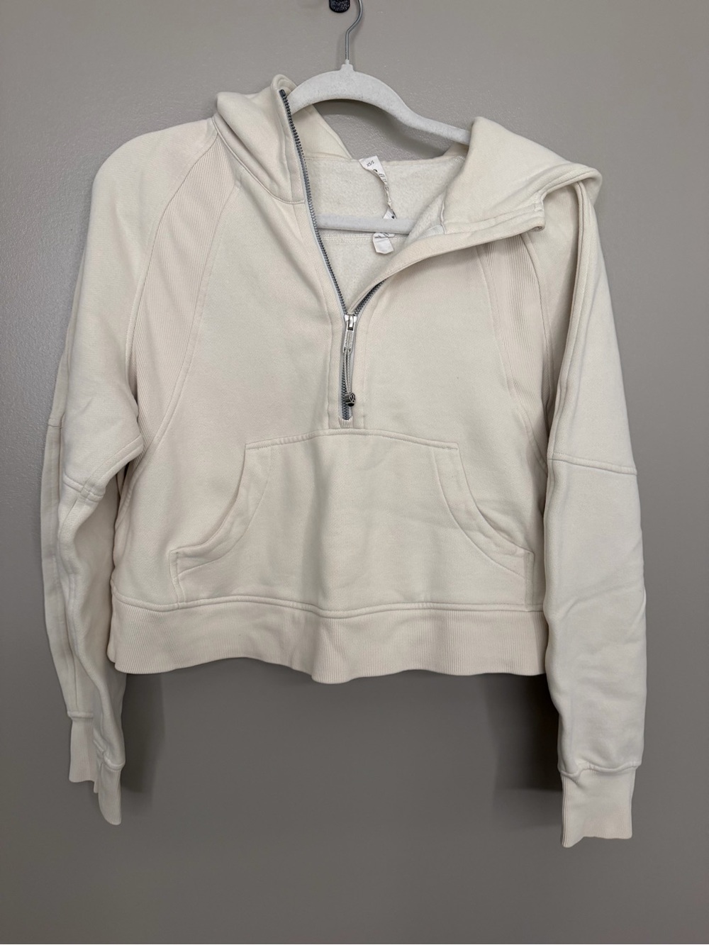 lululemon athletica Scuba Cream Half-Zip Hoodie